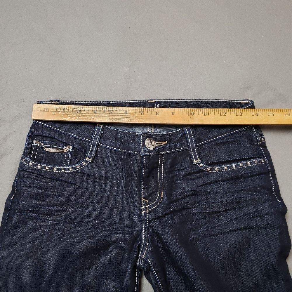 Guess By Marciano Skinny Jean Dark Wash Denim Cropped - Picture 16 of 16